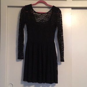 Black lacy dress